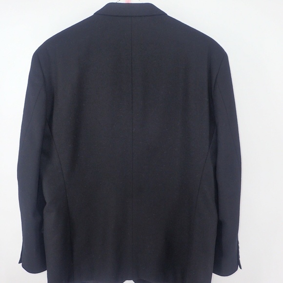 OSCAR DE LA RENTA MENS 43R BLAZER WOOL CASHMERE BLEND THREE BUTTONS THREE EXTER - Picture 2 of 5